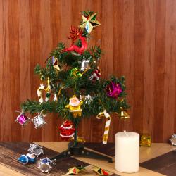 Christmas Trees Gifts - Artificial Decorating Christmas Tree with Pillar Candle