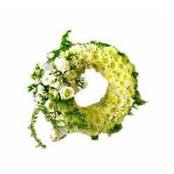 Wreath Flowers - Deep Sympathy Wreath
