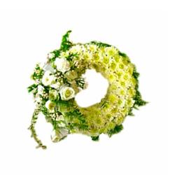 Condolence Flowers - Deep Sympathy Wreath