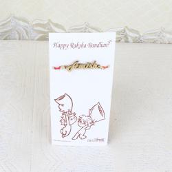 Rakhi Personalized Gifts - Personalized Rakhi with Bhaiya Name