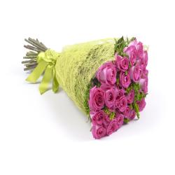 New Born Flowers - Bouquet of 24 Pink Roses