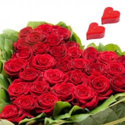 Valentine Heart Shaped Rose Arrangements - Perfect Valentine Gift For Special Ones