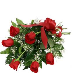 Gifts For Mom - Fresh Six Red Roses Bouquet