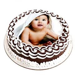 Cakes For Kids - Baby Photo Chocolate Cake