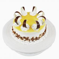Butterscotch Cakes - Tempting Round Shape Butterscotch Cake