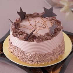 Send Cakes Gift Star Chocolate Cake To Lucknow