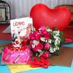 Flower Hampers for Her - Special Memories Valentine Gift Collection
