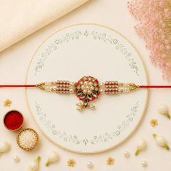 Rakhi Designs - Gorgeous Kundan Rakhi