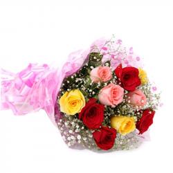 Valentine Roses - Valentine Beauty of Ten Mix Roses