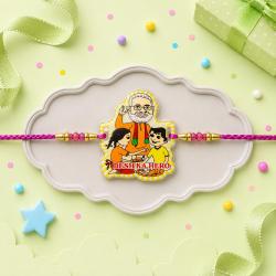 Kids Rakhi Gifts - Desh Ka Hero Modi Rakhi for Brother
