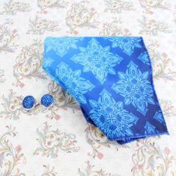 Valentine Mens Accessories Gifts - Cufflinks and Handkerchief