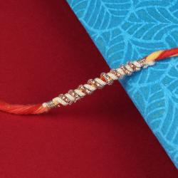 Rakhi by Person - Zardosi Thread Rakhi