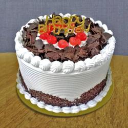 Send Cakes Gift Two Kg Black Forest Cake To Trivandrum