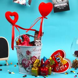 Valentines Gifts Special Ones - Love Bucket of Imported Mix Chocolates