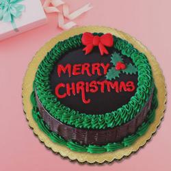 Christmas Cakes - Merry Christmas Chocolate  Cake