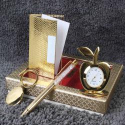 Gifts for Father - Gold Plated Gift Items Hamper