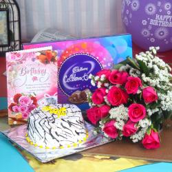 Flower Hampers for Her - Special Birthday Bash Gift