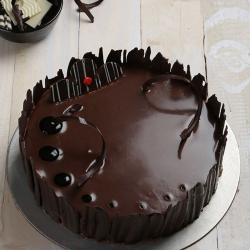 Anniversary Eggless Cakes - Dark Eggless Chocolate Cake