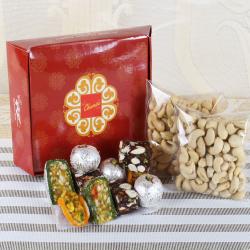 Send Assorted Sweets with Cashew To Narmada
