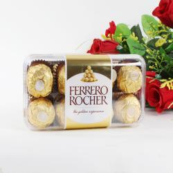 Send Chocolates Gift Box of Imported Fererro Rocher Chocolates on Same Day Delivery To Chandigarh