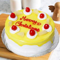 Christmas Express Gifts Delivery - One Kg Christmas Pineapple Cake