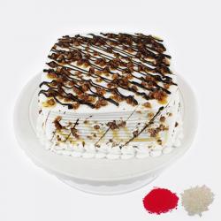 Bhai Dooj Gifts to Visakhapatnam - Eggless Butterscotch Cake For Bhaidooj