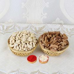 Send Bhai Dooj Gift Bhai Dooj Tikka with Declicious Nuts To Kachchh