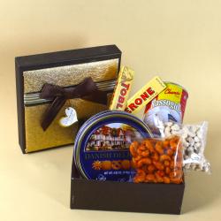 Anniversary Gourmet Gift Hampers - Box full of Cookies and Chocolates with Sweets