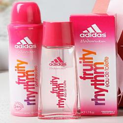 Birthday Perfumes - Adidas Fruity Rhythm Gift Set for Woman