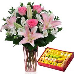 Gifts for Mother - Assorted Flowers and Sweets