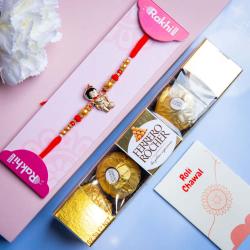 Rakhi to Australia - Rakhi And Ferrero Rocher Chocolates - For Australia