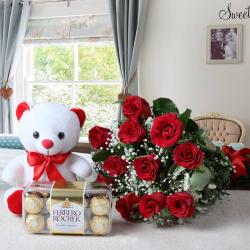 Anniversary Gifts Best Sellers - Romantic Combo Same Day Delivery
