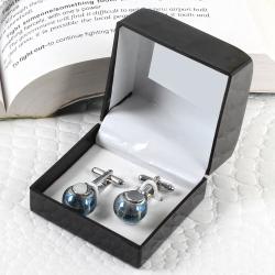 Gifts for Him - Blue Pendulum Cufflinks