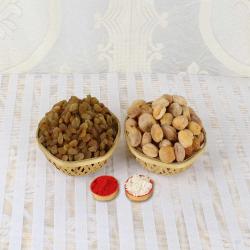 Bhai Dooj Gift Ideas - Bhai Dooj Special Dryfruit and Tikka
