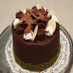 Anniversary Gifts for Him - Brown Chocolate Cake