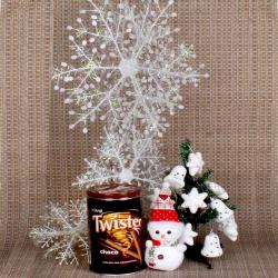 Christmas Chocolates - Christmas Snow Man Choco Hamper