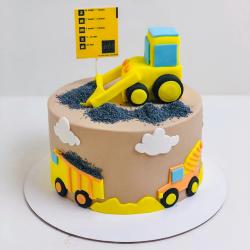 Engineers Cake - Fondant Engineer Cake