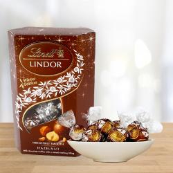 Mothers Day Chocolates - Hazelnut Truffles Lindt Lindor Chocolate Box