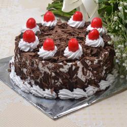 Send Eggless Black forest Cake Online To Davangere