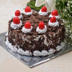 Send Eggless Black forest Cake Online To Cochin