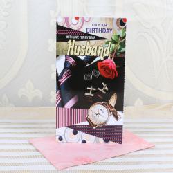 Birthday Greeting Cards - Husband Birthday Greeting Card