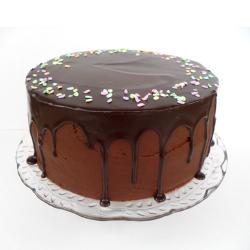 Birthday Gifts For Boyfriend - Cream Chocolate Frosting Cake