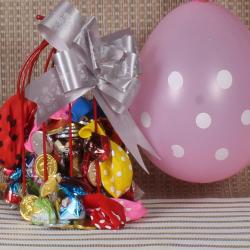 House Warming Gifts for Couple - Gift Cage of Chocolate and Balloons