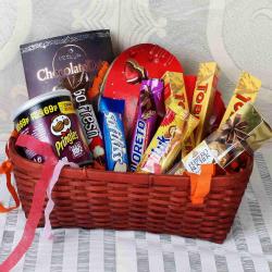 Anniversary Gourmet Gift Hampers - Basket full of chocolates