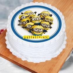 Minion Cakes - 1 Kg Minion Photo Cakes