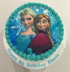 Birthday Gifts for New Born - Princess Photo Cake