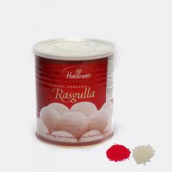 Bhai Dooj Gifts to Visakhapatnam - Bhaidooj Gift for Classic Indian Rasgulla