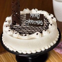 Send Christmas Gift Christmas Vanilla Cake To Bhubaneshwar