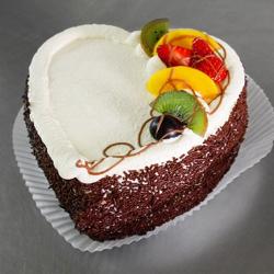 Heart Shaped Cakes - Yummy Mix Fruit Cake