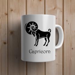 Birthday Zodiac Mugs - Capricorn Zodiac Sign Personalized Mug